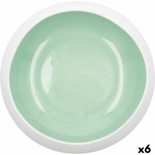 Bowl Ariane Organic Ceramic Green (16 cm) (6 Units) image 1