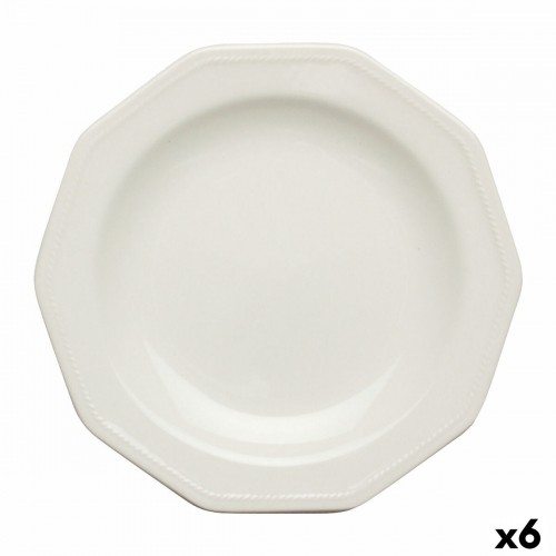 Dessert dish Churchill Artic Ceramic White China crockery (Ø 20,5 cm) (6 Units) image 1