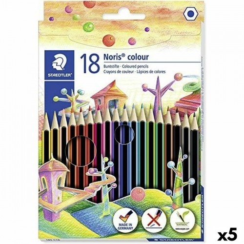 Цветные карандаши Staedtler Noris Colour Wopex набор (5 штук) image 1