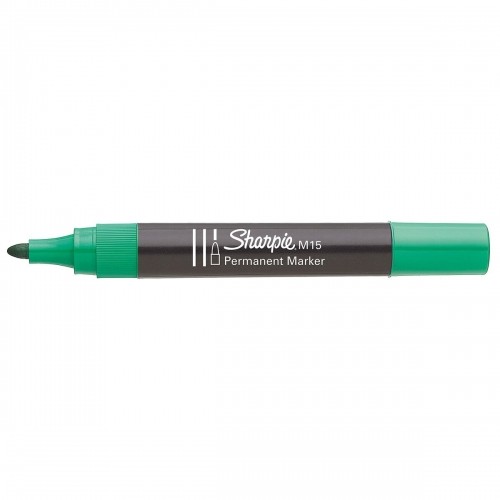 Постоянный маркер Sharpie M15 Зеленый 12 штук image 1