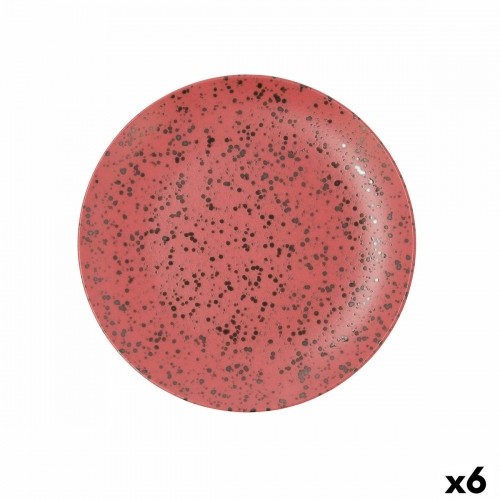 Плоская тарелка Ariane Oxide Керамика Красный (Ø 27 cm) (6 штук) image 1