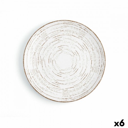 Flat plate Ariane Tornado Ceramic Bicoloured (Ø 27 cm) (6 Units) image 1