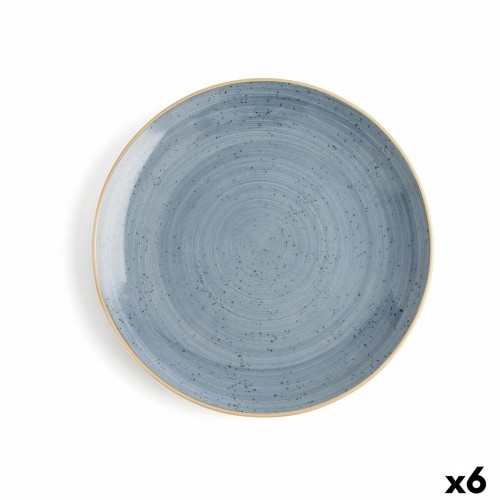 Плоская тарелка Ariane Terra Керамика Синий (Ø 27 cm) (6 штук) image 1