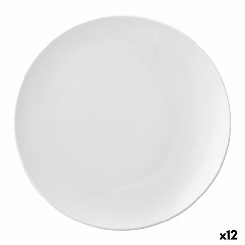 Flat plate Ariane Vital Coupe Ceramic White (Ø 18 cm) (12 Units) image 1