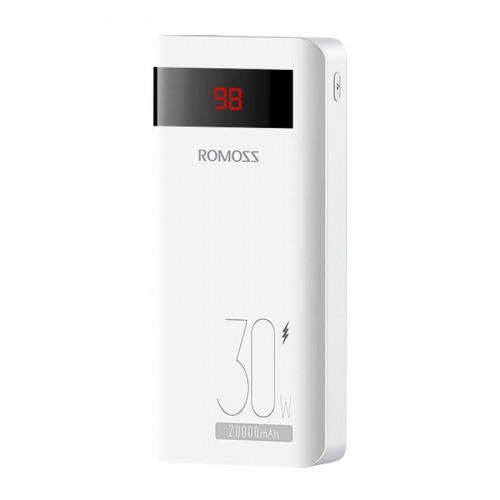 Romoss Sense6PS Pro Powerbank 20000mAh, 30W (white) image 1