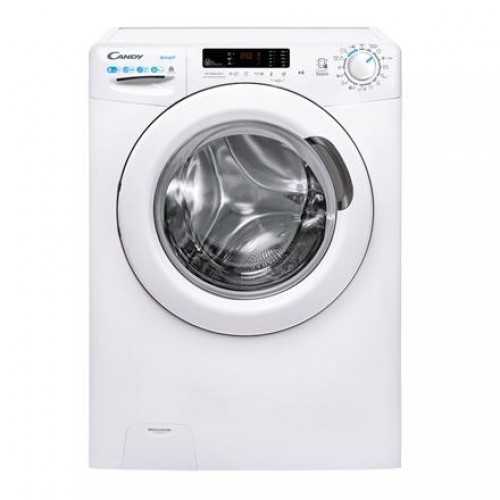 Candy Washing Machine with Dryer CSWS 4852DWE/1-S Energy efficiency class C, Front loading, Washing capacity 8 kg, 1400 RPM, Depth 53 cm, Width 60 cm, Display, LCD, Drying system, Drying capacity 5 kg, Steam function, NFC, White, Free standing CSWS 4852DW image 1
