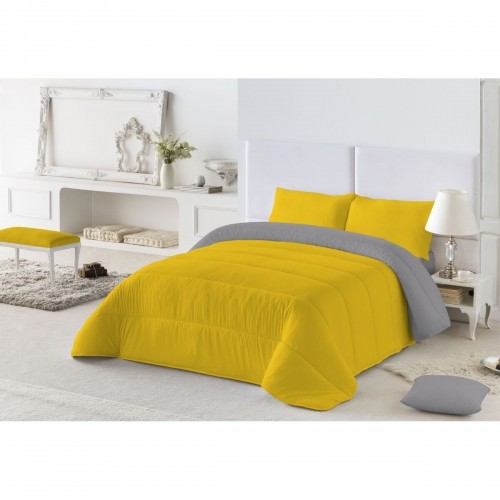 Duvet Naturals Colors 300 gsm Grey Mustard (240 x 260 cm) (Double) image 1