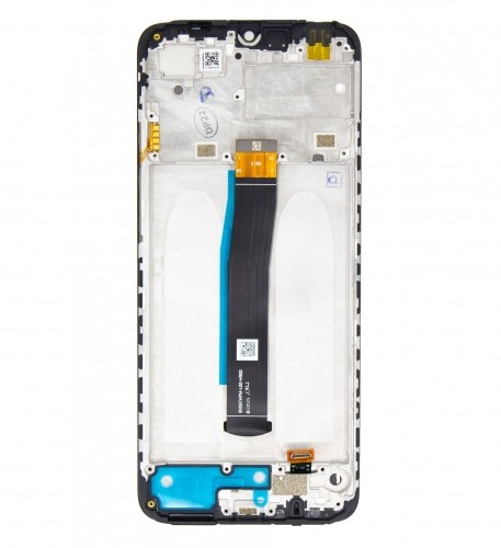 LCD Display + Touch Unit + Front Cover for Xiaomi Redmi 10C Black (Service Pack) image 1