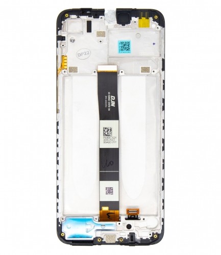 LCD Display + Touch Unit + Front Cover for Xiaomi Redmi 10A Black (Service Pack) image 1