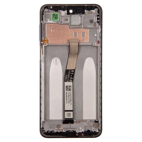 LCD Display + Touch Unit + Front Cover for Xiaomi Redmi Note 9S Tarnish (Service Pack) image 1