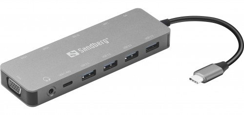 Sandberg 136-45 USB-C 13-in-1 Travel Dock image 1