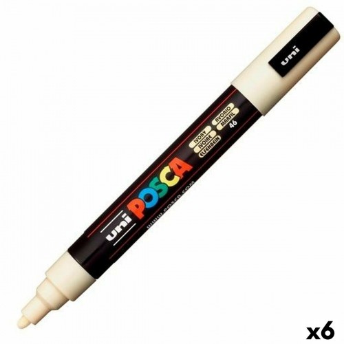 Фетр POSCA PC-5M Слоновая кость (6 штук) image 1