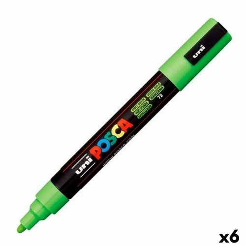 Felt-tip pens POSCA PC-5M (6 Pieces) (6 Units) image 1