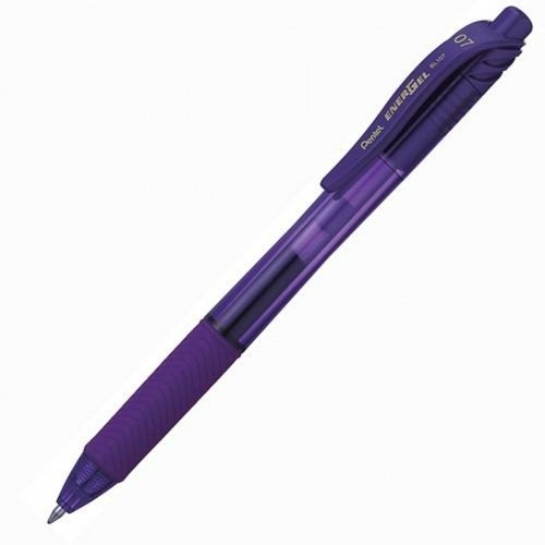 Pen Pentel EnerGel Violet 0,7 mm (12 Pieces) image 1