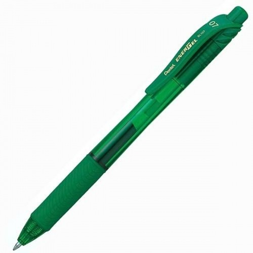 Ручка Pentel EnerGel 0,35 mm Зеленый (12 штук) image 1