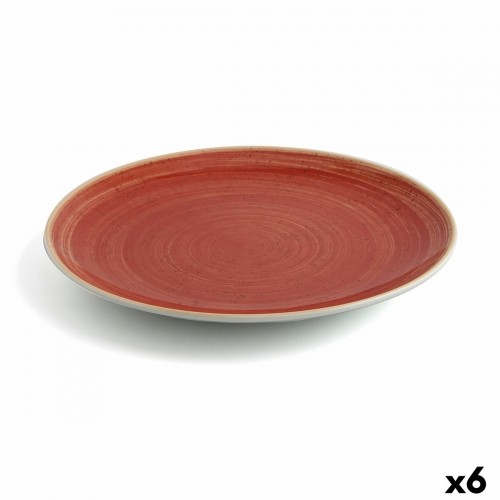 Плоская тарелка Ariane Terra Керамика Красный (Ø 31 cm) (6 штук) image 1