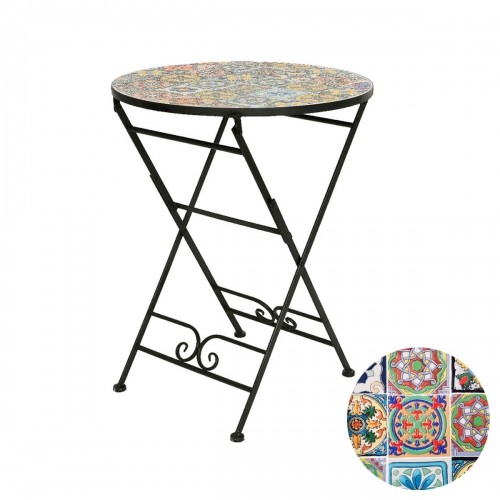 Ironwork Side Table Praha Circular Black Iron (Ø 60 cm) image 1