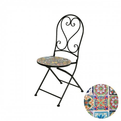 Garden chair Praha Black Exterior Iron (39 x 47 x 94 cm) image 1