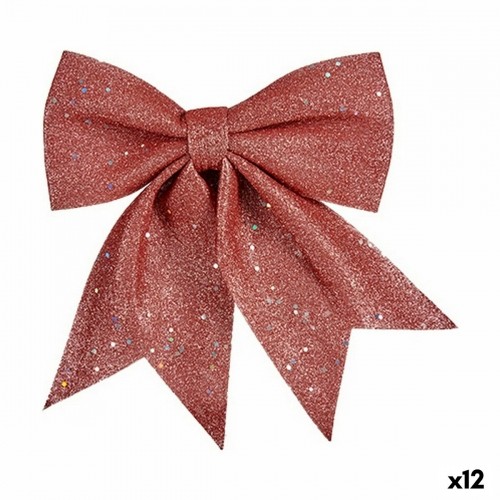 Christmas bauble Lasso 20,5 x 3 x 25,5 cm Pink polystyrene (12 Units) image 1