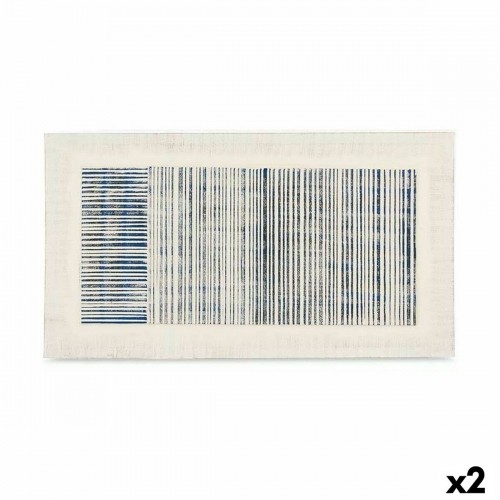 Canvas Stripes With relief (110 x 60 x 2,5 cm) (2 Units) image 1