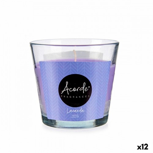 Acorde Aromātiska svece Lavanda (120 g) (12 gb.) image 1