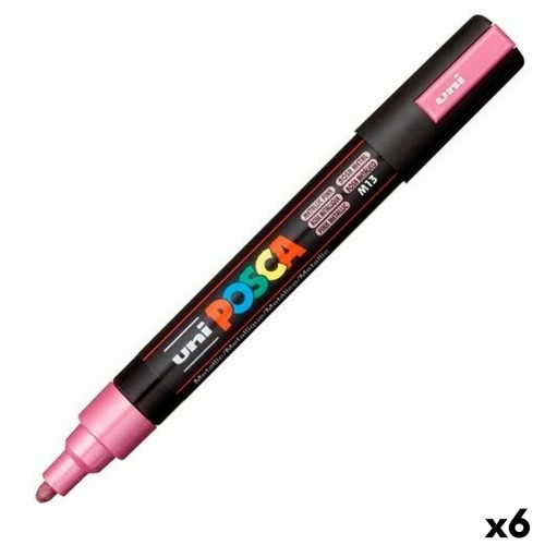 Marķiera Pildspalva POSCA PC-5M Rozā (6 gb.) image 1