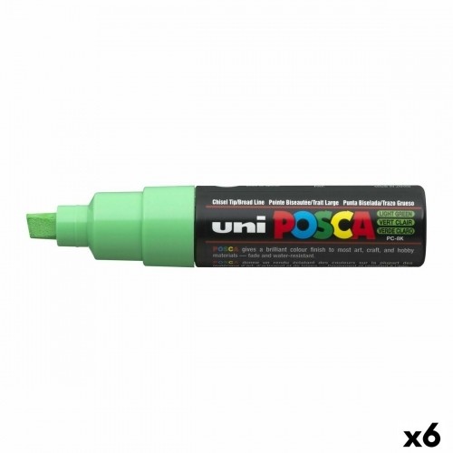 Marķiera Pildspalva POSCA PC-8K Gaiši zaļš (6 gb.) image 1