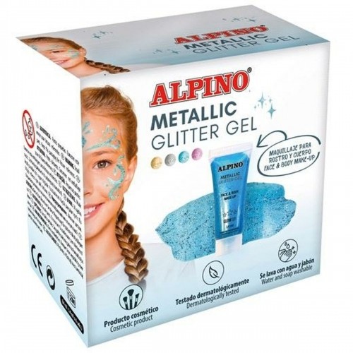 Children's Makeup Alpino Gel Glitter Blue image 1