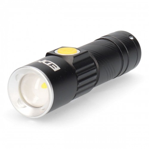 фонарь LED EDM USB Зарядное устройство Zoom Mini Чёрный Алюминий 120 Lm image 1