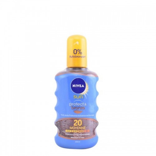 Sunscreen Oil Nivea Protect & Bronze 200 ml Spf 20 Spray image 1