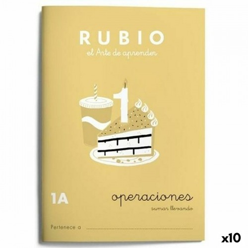 Mathematics notebook Rubio Nº1A Spāņu 20 Loksnes 10 gb. image 1