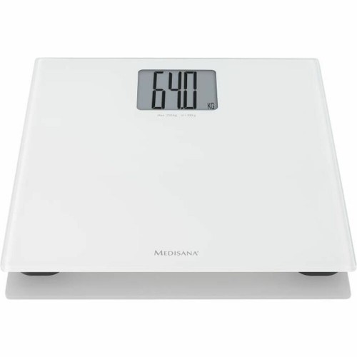 Digital Bathroom Scales Medisana XL 470 White Tempered Glass image 1