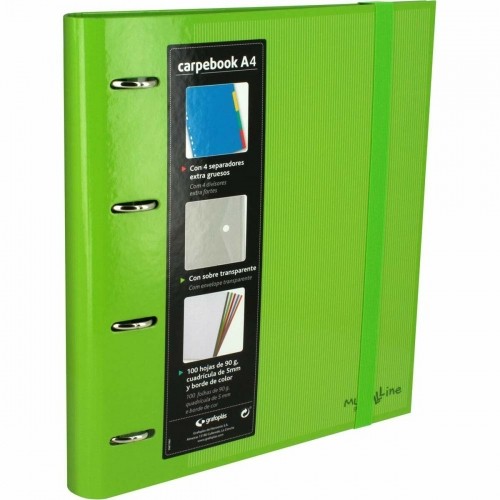 Папка-регистратор Grafoplas Carpebook Зеленый (32 x 28 x 4 cm) image 1