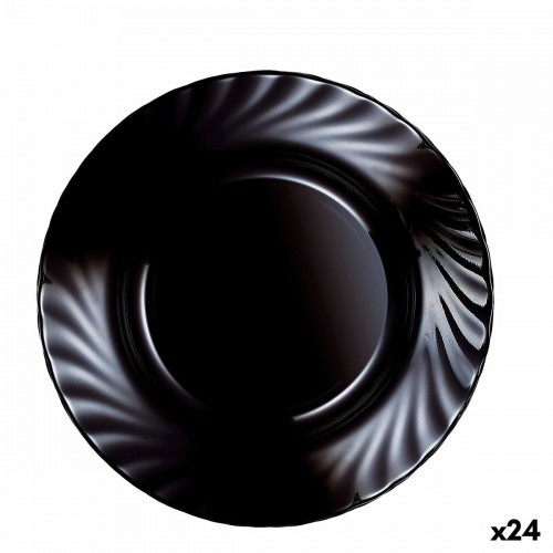 Глубокое блюдо Luminarc Trianon Чёрный Cтекло (ø 22,5 cm) (24 штук) image 1