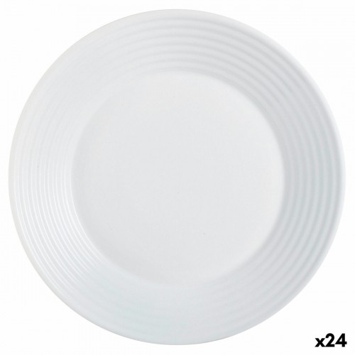 Deep Plate Luminarc Harena White Glass (Ø 23,5 cm) (24 Units) image 1
