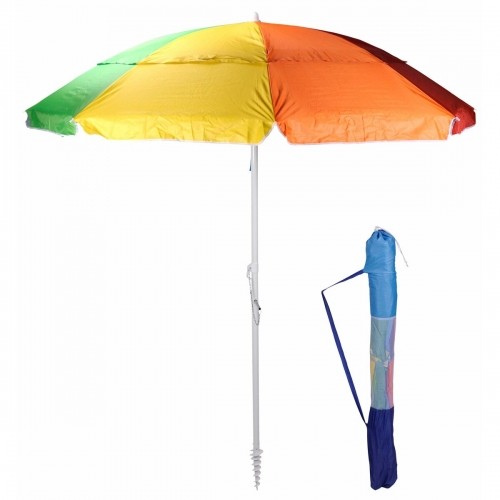 Bigbuy Outdoor Пляжный зонт Пляж На шарнирах Разноцветный Ø 220 cm image 1