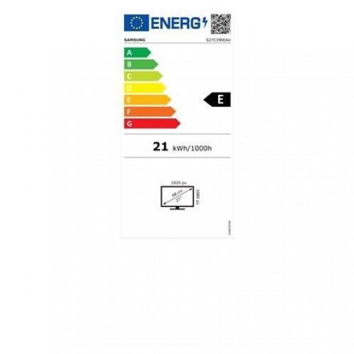 Samsung Curved Monitor  LS27C390EAUXEN 27 ", VA, FHD, 1920 x 1080, 16:9, 4 ms, 250 cd/m², Black, 75 Hz, HDMI ports quantity 2 image 1