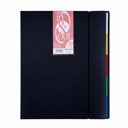 Organiser Folder Grafoplas In & Out Black image 1