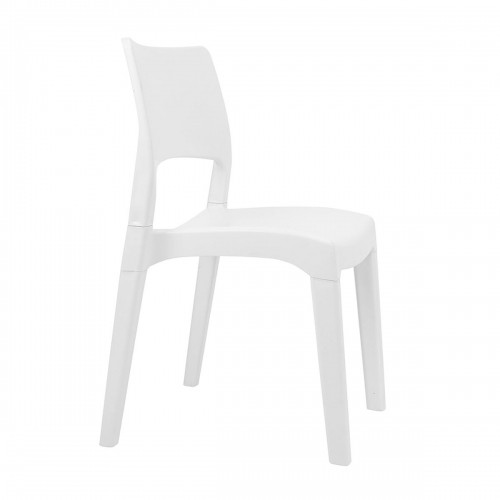 Garden chair Progarden Klik Klak 52 x 53,5 x 82 cm Stackable White image 1