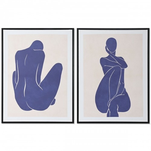 Картина DKD Home Decor Женщина современный (60 x 4 x 80 cm) (2 штук) image 1