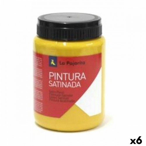 Tempera La Pajarita L-31 Pumpkin Oranžs Satīna apdare Skolas (35 ml) (6 gb.) image 1