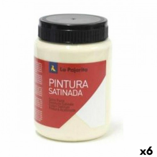 Tempera La Pajarita L-25 Бежевый сатин Школьный (35 ml) (6 штук) image 1