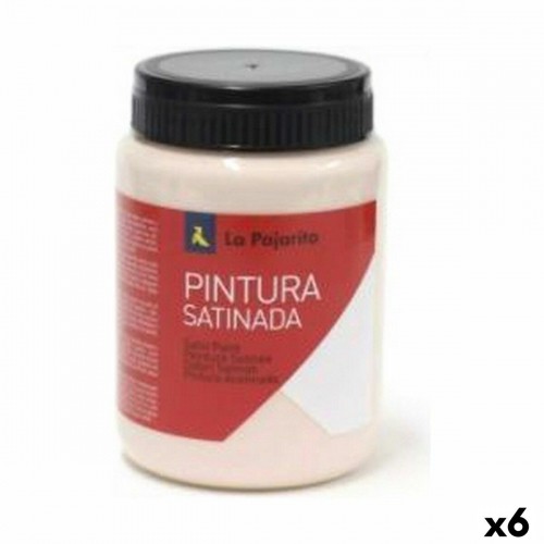 Tempera La Pajarita L-20 Rozā Satīna apdare Skolas (35 ml) (6 gb.) image 1