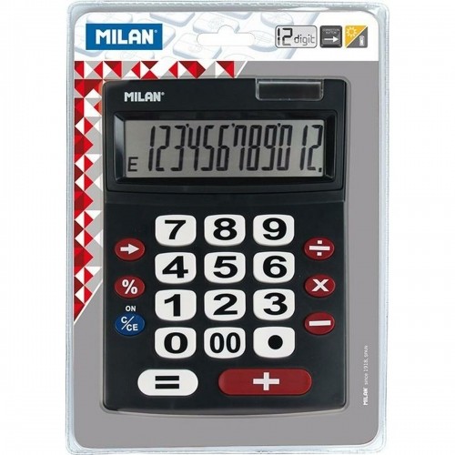 Kalkulators Milan Melns (22,5 x 14 x 3 cm) image 1