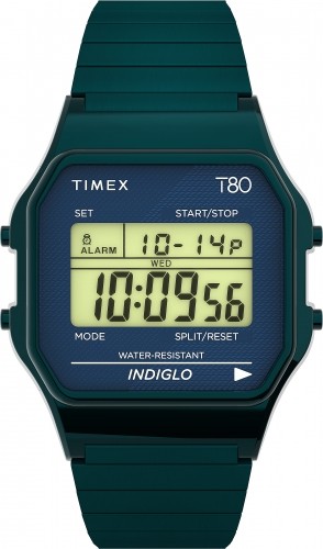 Timex T80 34mm Nerūsējošā tērauda izplešanās joslas pulkstenis TW2U93800 image 1