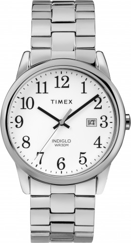 Timex Easy Reader Date 38mm Izplešanās joslas pulkstenis TW2R58400 image 1