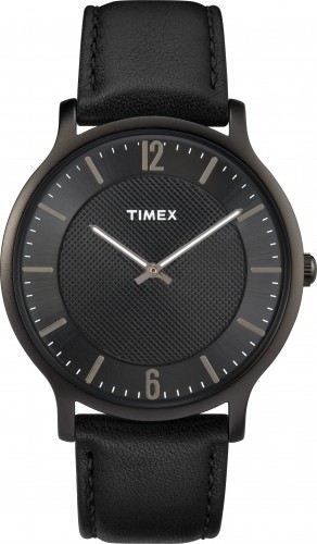 Timex Metropolitan 40mm Ādas pulkstenis TW2R50100 image 1