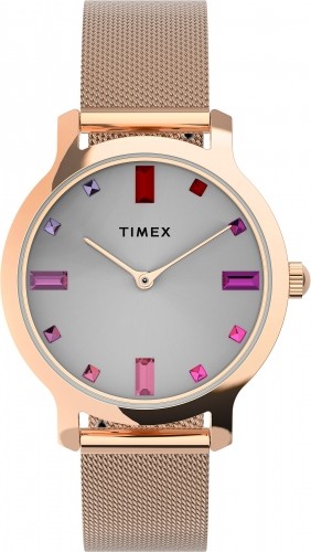 Timex Transcend™ 31mm Часы с сетчатым ремешком из нержавеющей стали TW2U87000 image 1