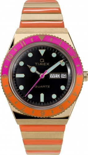 Q Timex Malibu 36mm Часы с расширительным ремешком из нержавеющей стали TW2U81600 image 1