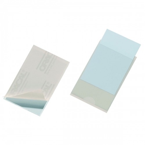 Apvalks Durable Pocketfix Caurspīdīgs Etiķetes Pašlīpoši materiāli 100 gb. 90 x 57 mm image 1